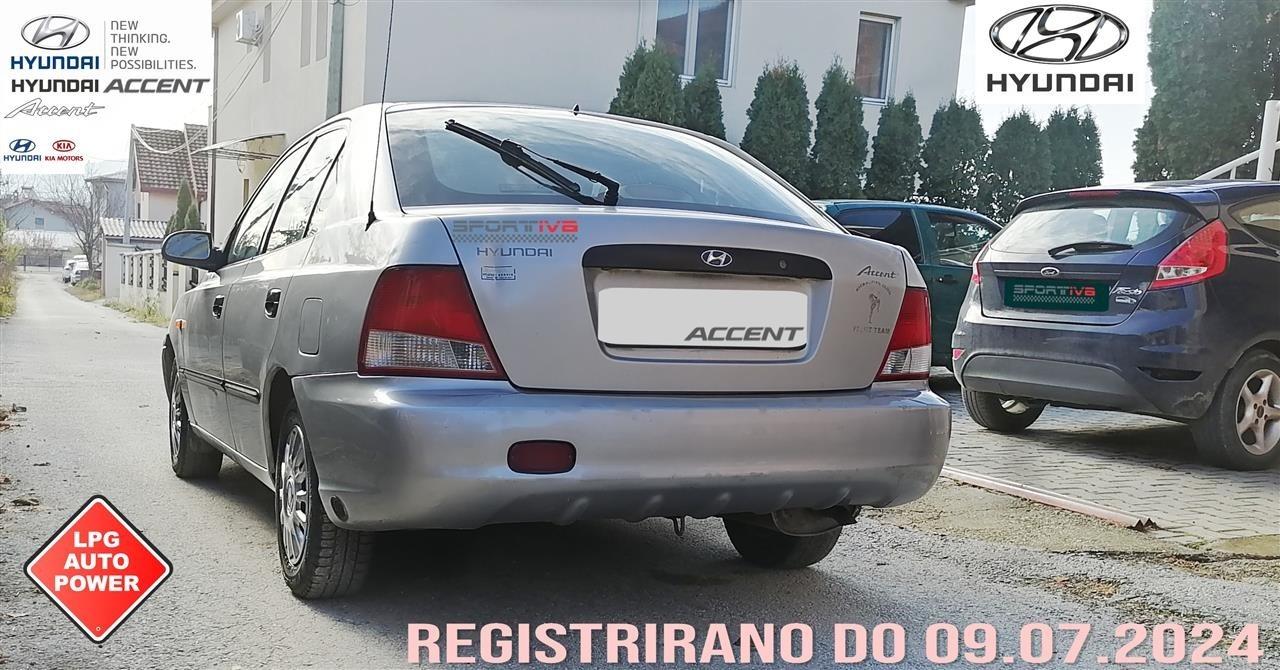 TOP HYUNDAI ACCENT 1.3/KLIMA/PLIN A-TEST/REGISTRIRANO | Скопjе